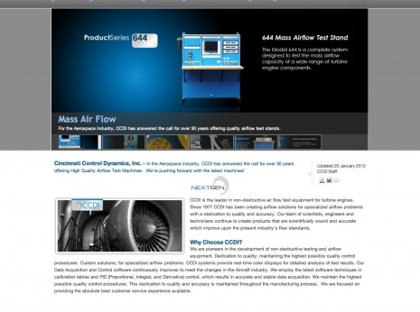 CCDI, manufactures airflow test equipment, sonic nozzles, airflow fixture and airflow testing
